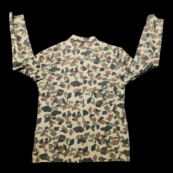 Bellfield light canvas duck camo chore cost/ hunting jacket - Picture 4 of 6